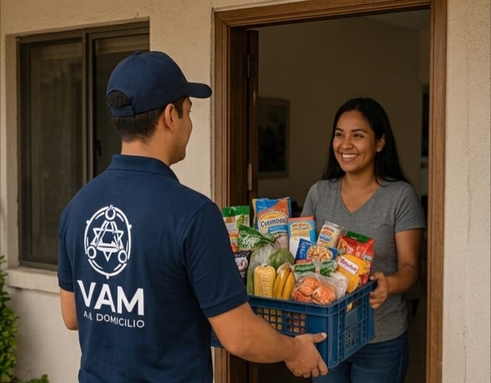 Entrega de víveres VAM